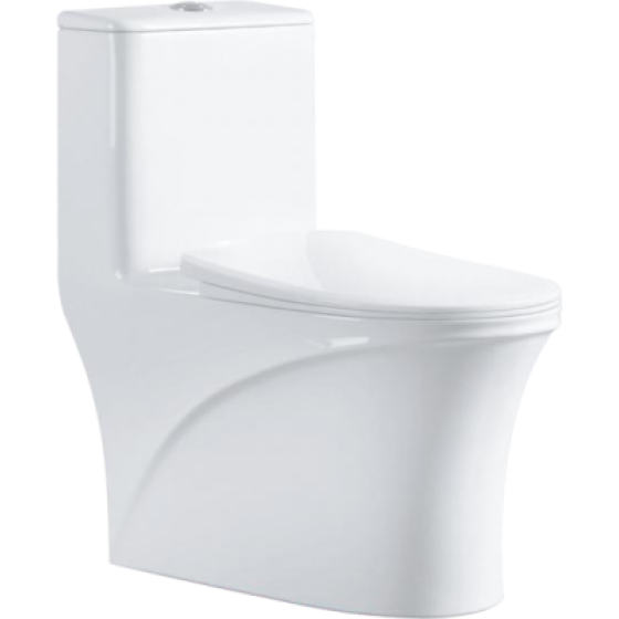 Jet siphonic toilet 6641