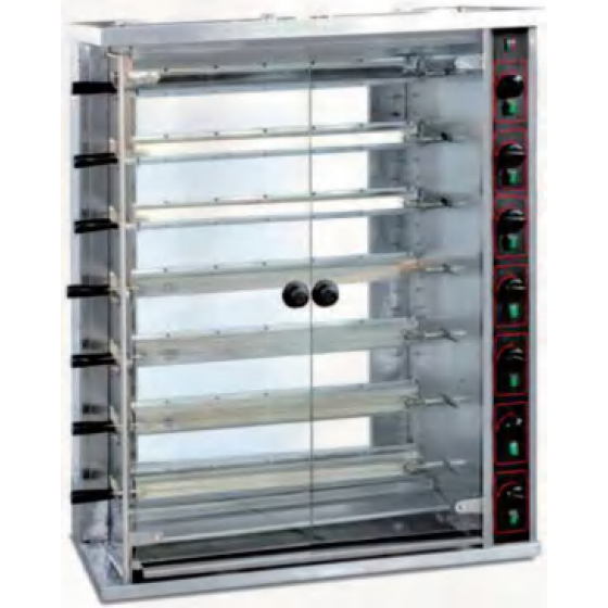 Chicken roasting oven 3 to 8 layers