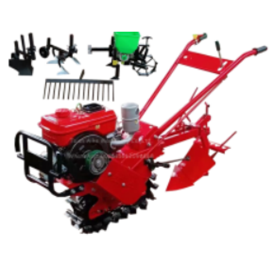 Modèle 180 diesel avec rail de chaîne refroidi à l\'air micro-labour