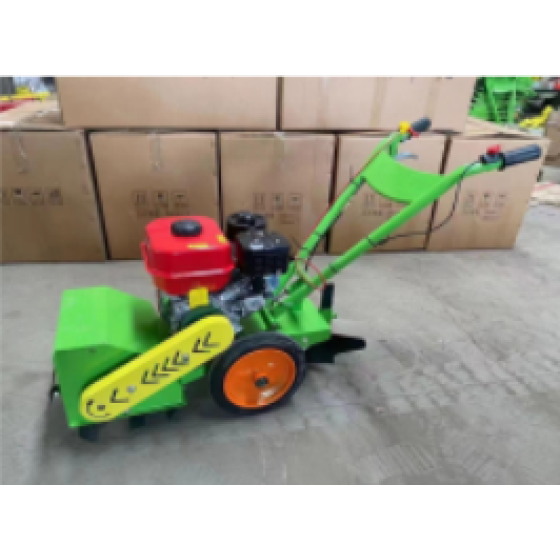 Two-wheel drive gasoline-powered micro-tillage lawn mower