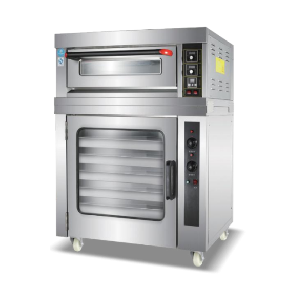 Electric heating oven with proofing box series
