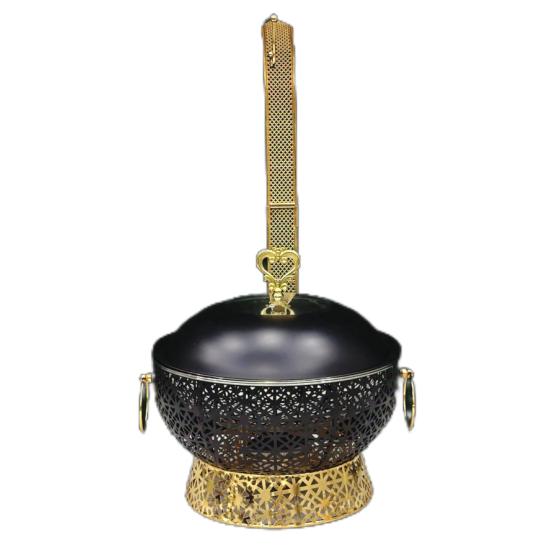 001B 不锈钢豪华花边酒精炉