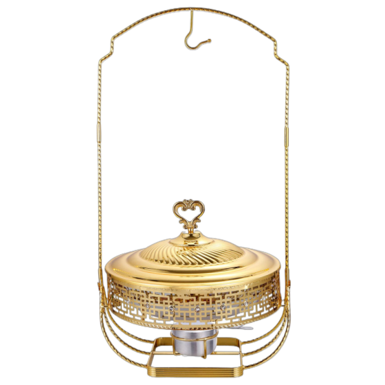 010 不锈钢豪华花边酒精炉