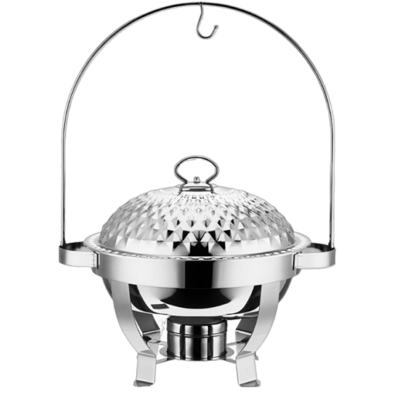 011S 不锈钢豪华花边酒精炉