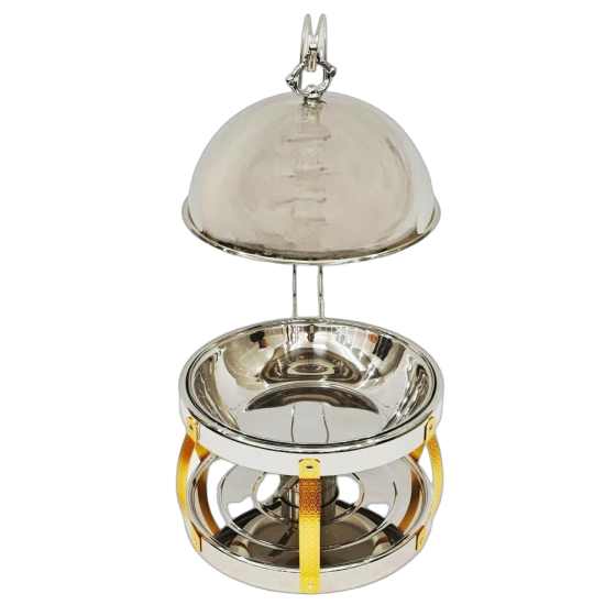 022S stainless steel luxury lace alcohol stove