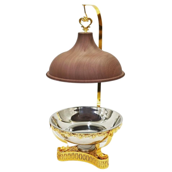 027WG stainless steel luxury lace alcohol stove