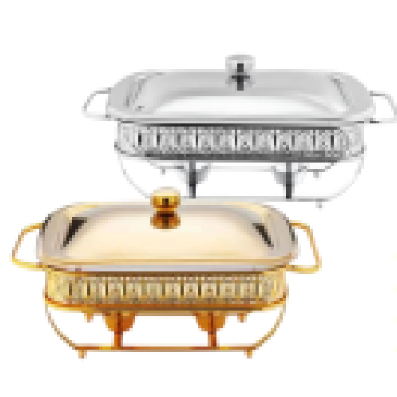 110 acier inoxydable deluxe lace alcool poêle