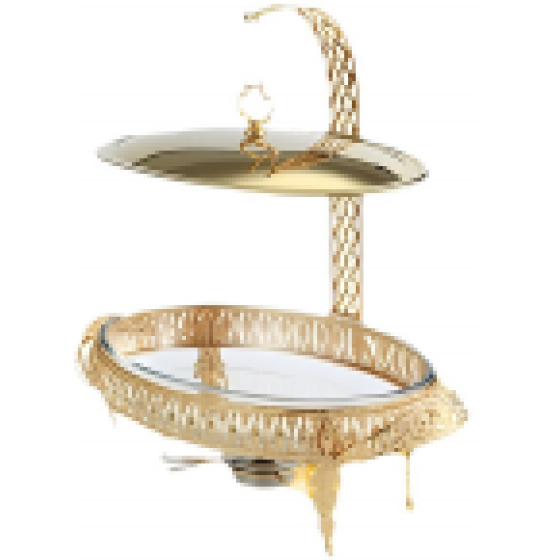 117 acier inoxydable deluxe lace alcool poêle